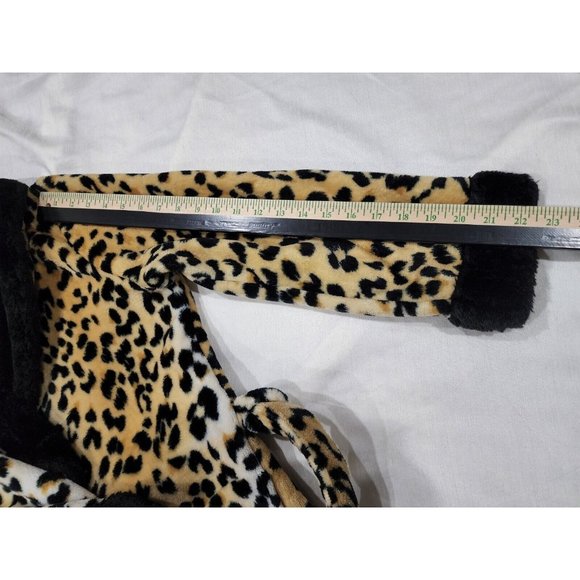 Nicole Miller New York Robe Leopard Cheetah Print Size Small Medium - Picture 9 of 9